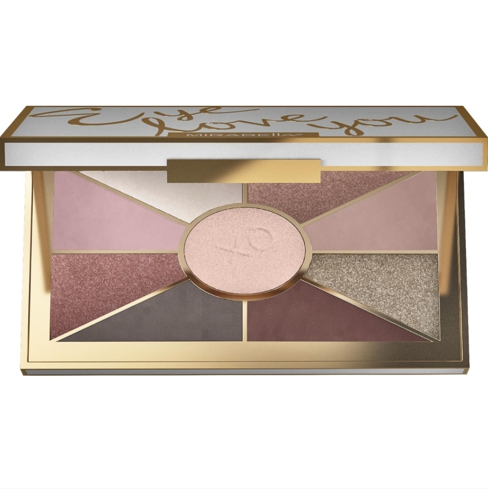 Mirabella Eye Shadow Collection + Highlighter - Romance